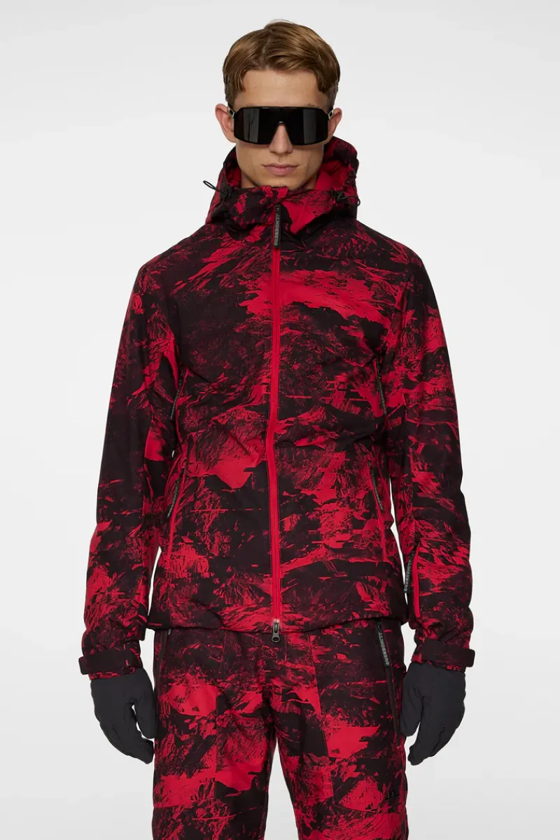 J.Lindeberg Ace Jacket Printed* Ski|Jakker