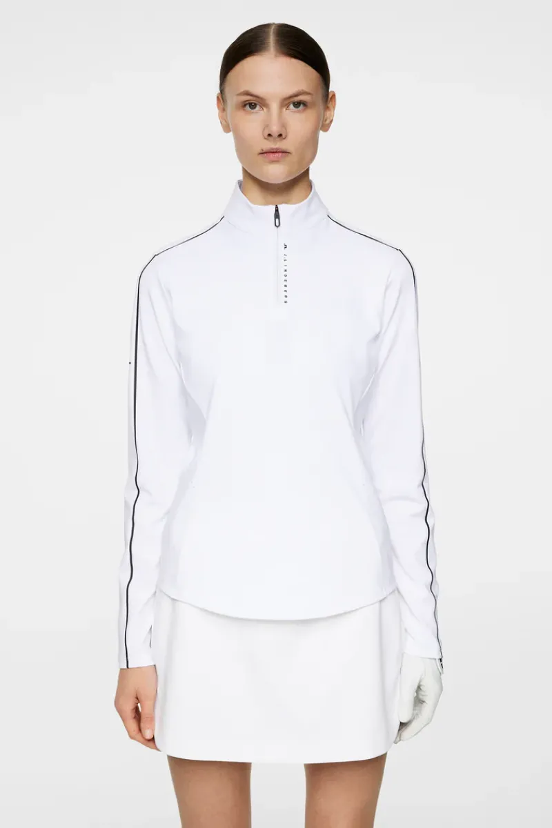 J.Lindeberg Adiola Quarter Zip Mid Layer* Golf|Base & Mid Layers