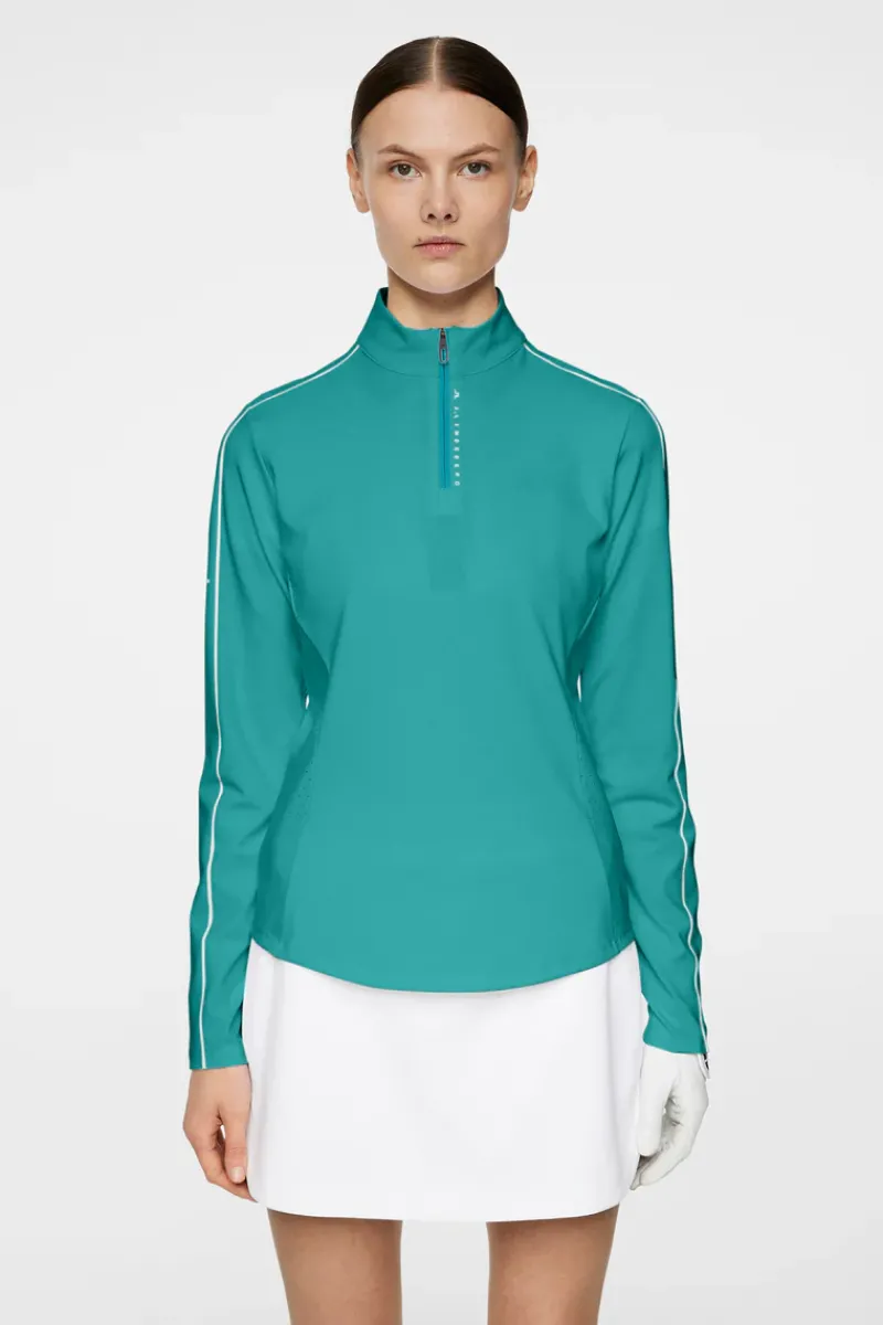 J.Lindeberg Adiola Quarter Zip Mid Layer* Golf|Base & Mid Layers