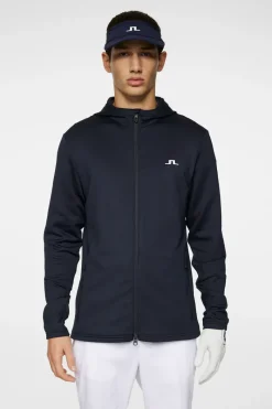 J.Lindeberg Aerial Full Zip Hood* Golf|Base & Mid Layers