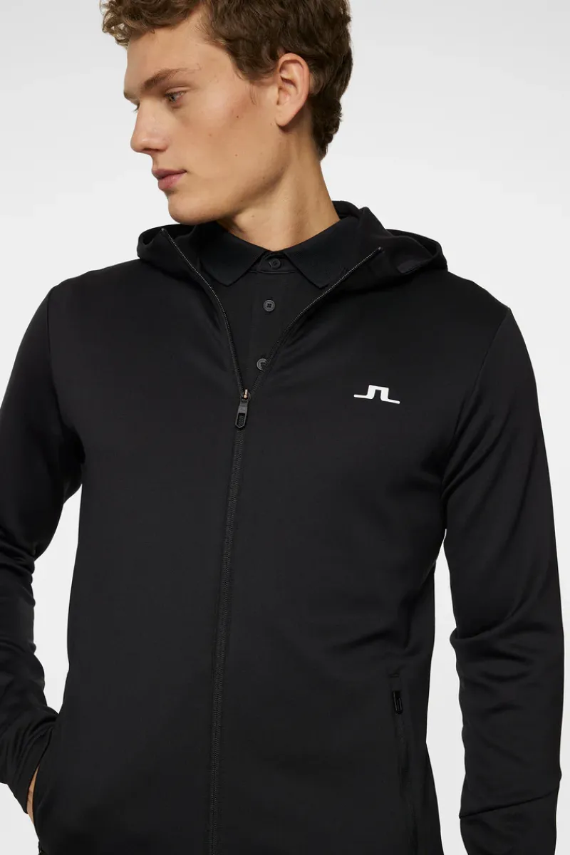 J.Lindeberg Aerial Full Zip Hood* Golf|Base & Mid Layers