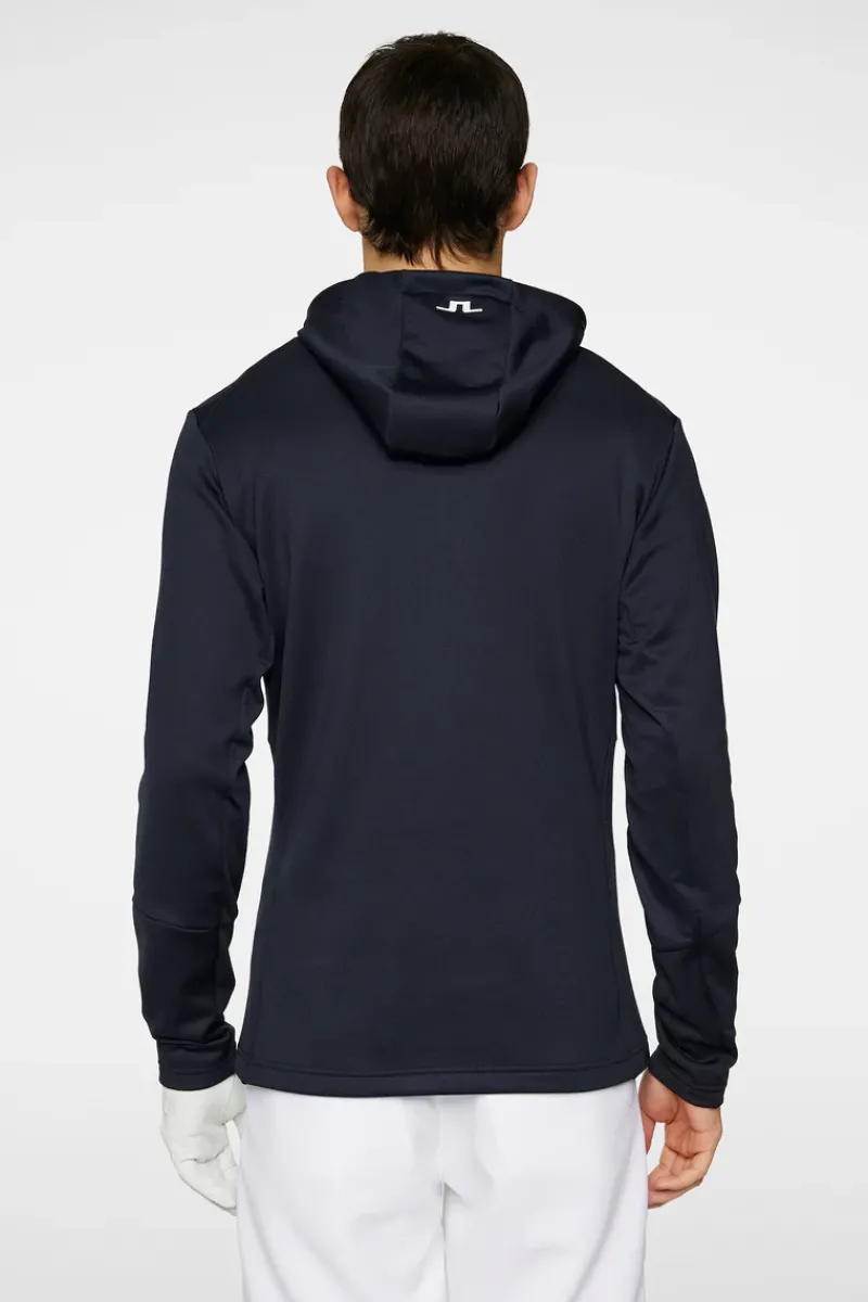 J.Lindeberg Aerial Quarter Zip Hood* Golf|Base & Mid Layers