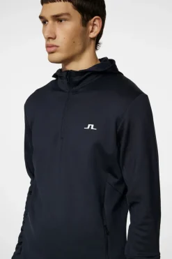 J.Lindeberg Aerial Quarter Zip Hood* Golf|Base & Mid Layers
