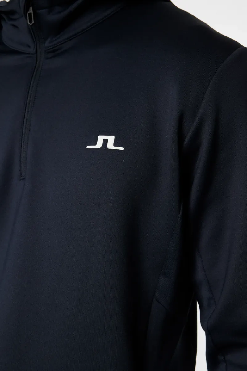 J.Lindeberg Aerial Quarter Zip Hood* Golf|Base & Mid Layers