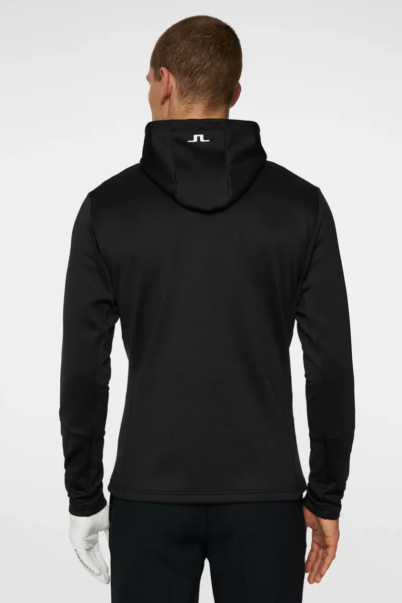 J.Lindeberg Aerial Quarter Zip Hood* Golf|Base & Mid Layers
