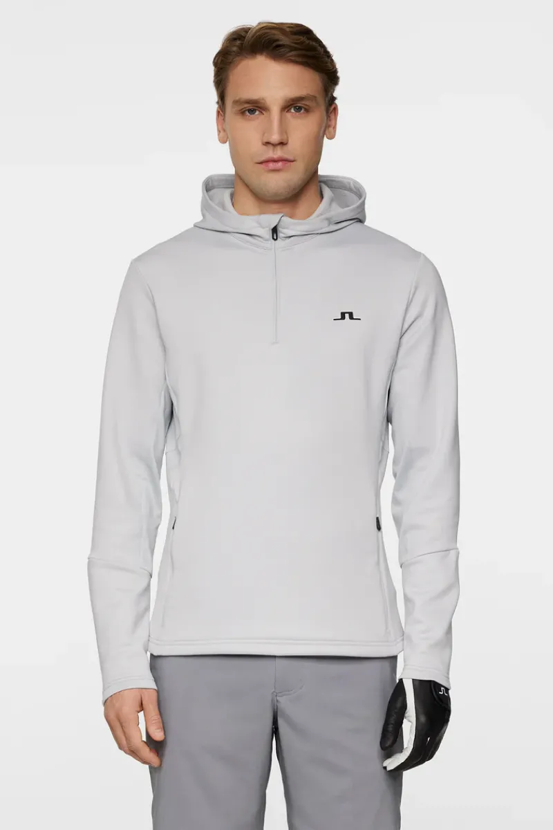 J.Lindeberg Aerial Quarter Zip Hood* Golf|Hoodies