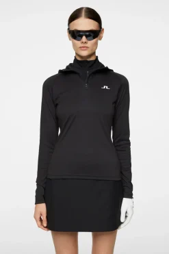 J.Lindeberg Agnes Quarter Zip Hood* Golf|Base & Mid Layers