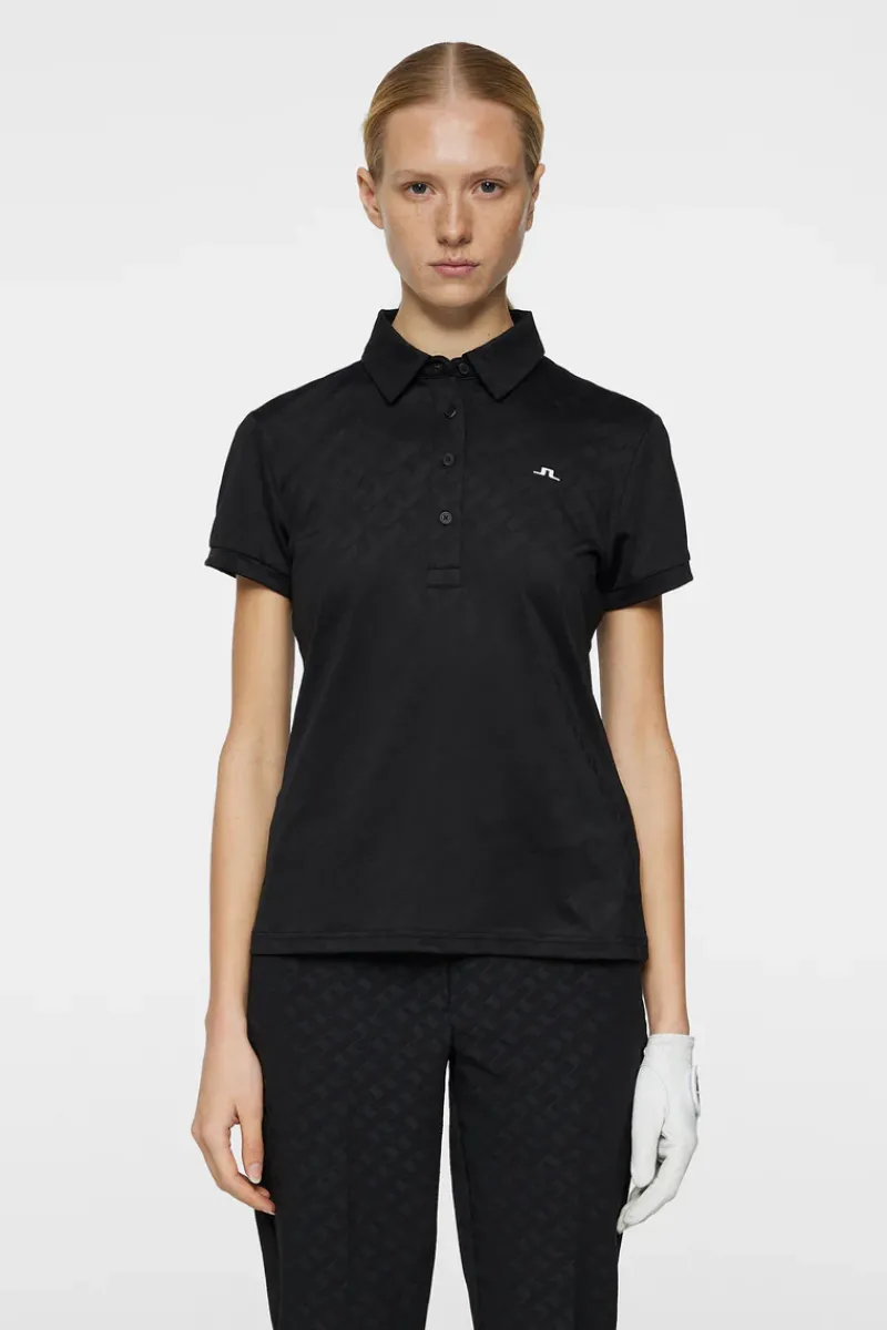 J.Lindeberg Alaya Jacquard Polo* Golf|Tops
