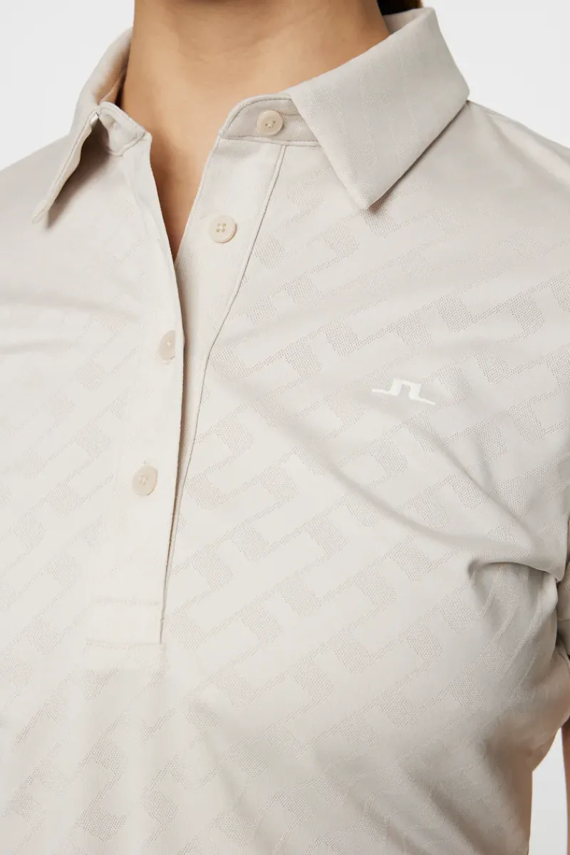 J.Lindeberg Alaya Jacquard Polo* Golf|Tops