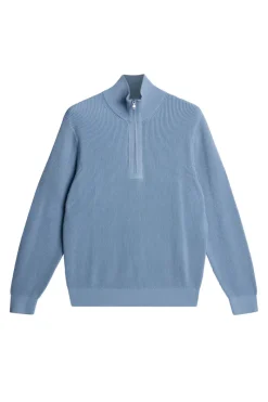 J.Lindeberg Alex Half Zip Knitted Sweater* Knitwear|Tops