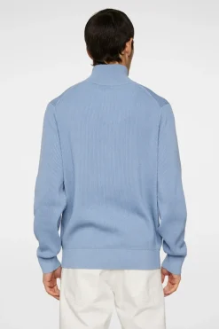 J.Lindeberg Alex Half Zip Knitted Sweater* Knitwear|Tops