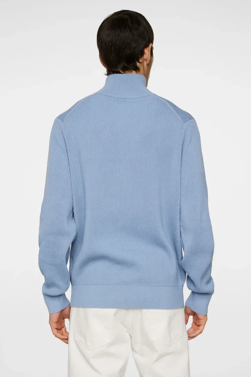 J.Lindeberg Alex Half Zip Knitted Sweater* Knitwear|Tops