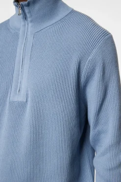 J.Lindeberg Alex Half Zip Knitted Sweater* Knitwear|Tops