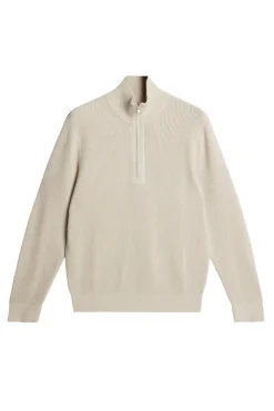 J.Lindeberg Alex Half Zip Knitted Sweater* Knitwear|Tops