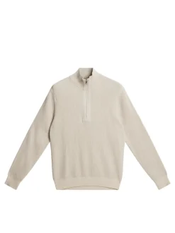 J.Lindeberg Alex Half Zip Knitted Sweater* Knitwear|Tops