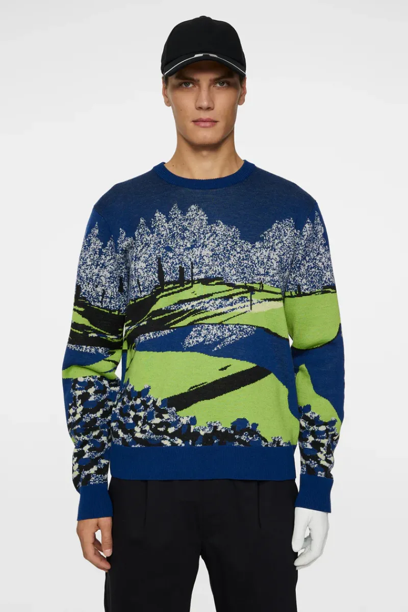 J.Lindeberg Alexander Jacquard Sweater* Golf|Knitwear
