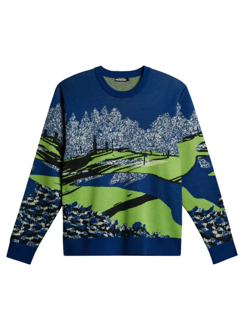 J.Lindeberg Alexander Jacquard Sweater* Golf|Knitwear