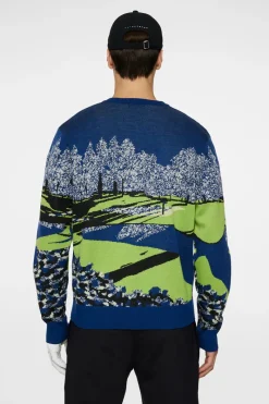 J.Lindeberg Alexander Jacquard Sweater* Golf|Knitwear