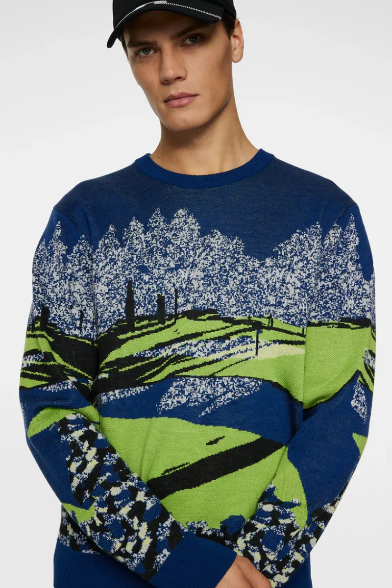 J.Lindeberg Alexander Jacquard Sweater* Golf|Knitwear