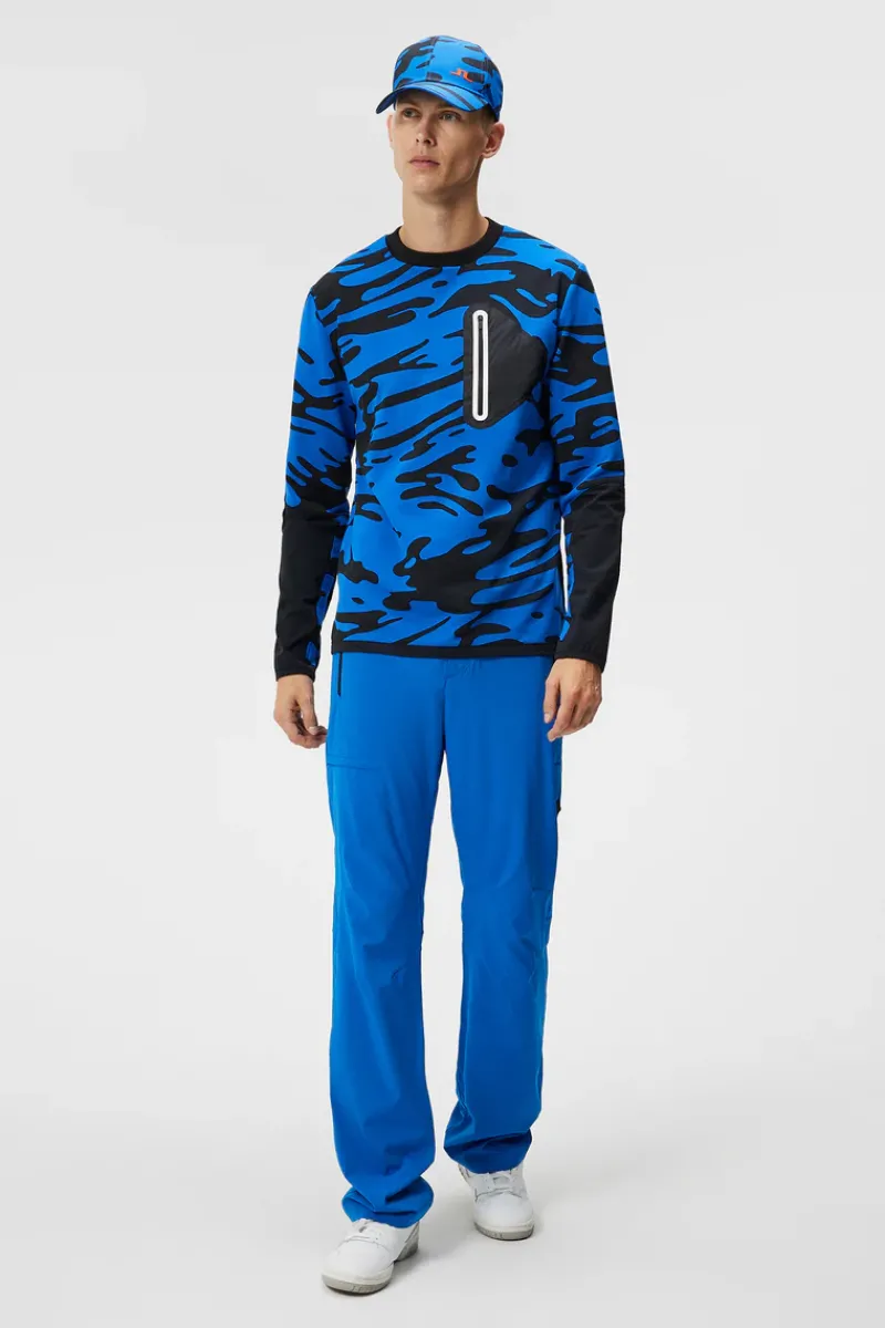 J.Lindeberg Alonso Jacquard Crew Neck* Base & Mellomlag|Utendørs