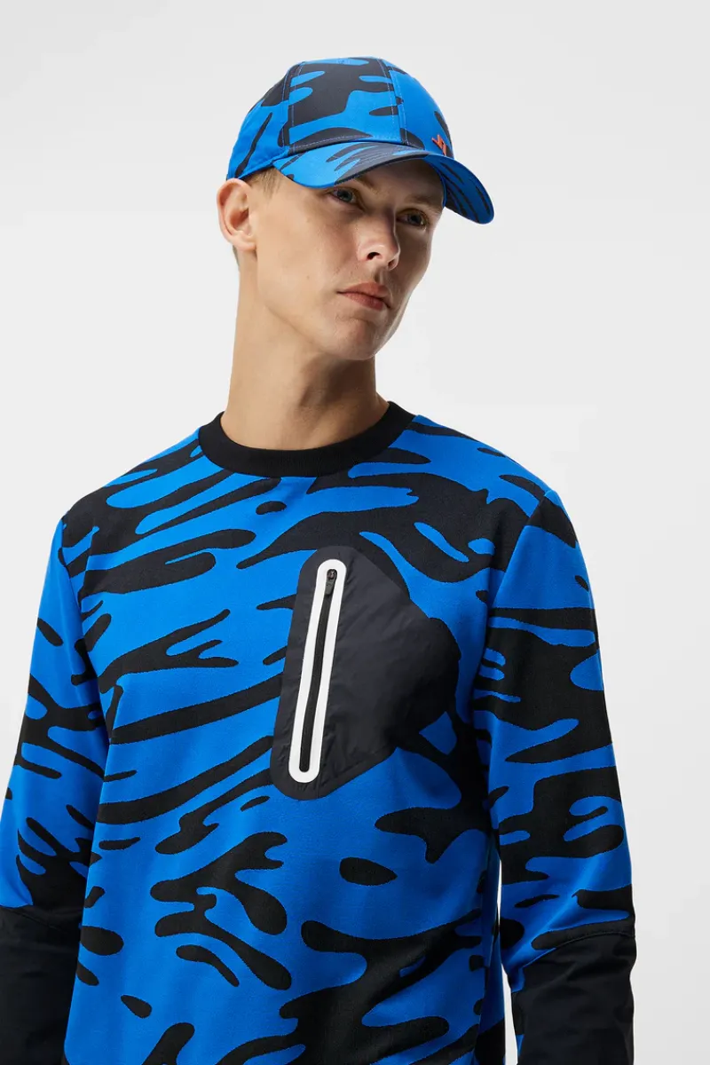 J.Lindeberg Alonso Jacquard Crew Neck* Base & Mellomlag|Utendørs