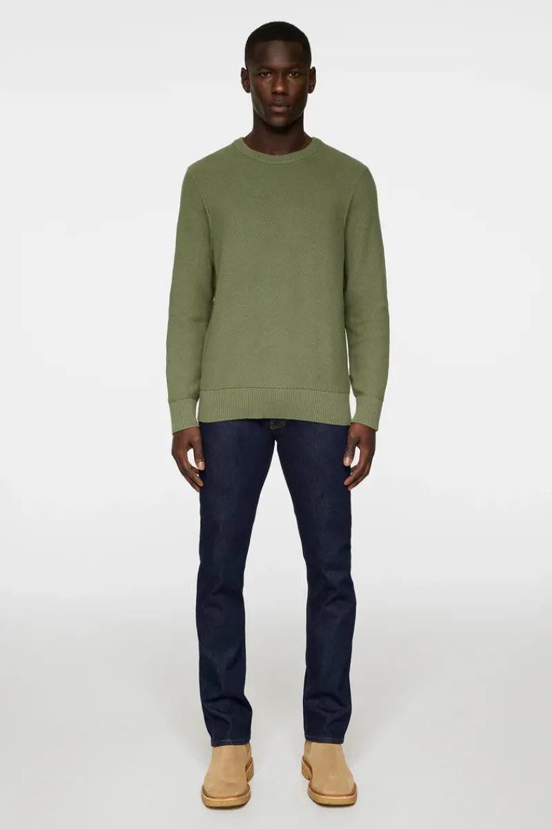 J.Lindeberg Arthur Knit Org Cotton* Knitwear|Tops