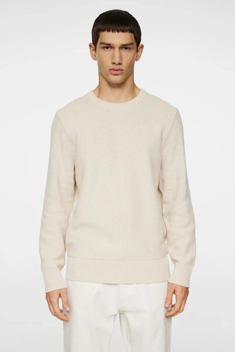 J.Lindeberg Arthur Knit Org Cotton* Knitwear|Tops