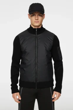 J.Lindeberg Beck Knitted Hybrid Jacket* Knitwear|Tops