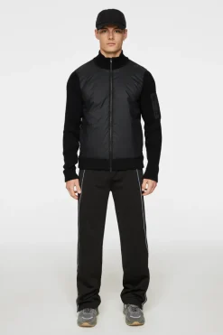 J.Lindeberg Beck Knitted Hybrid Jacket* Knitwear|Tops