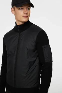 J.Lindeberg Beck Knitted Hybrid Jacket* Knitwear|Tops