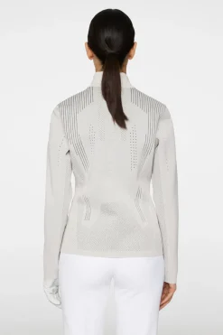 J.Lindeberg Bell Tech Knit Zip Sweater* Golf|Knitwear