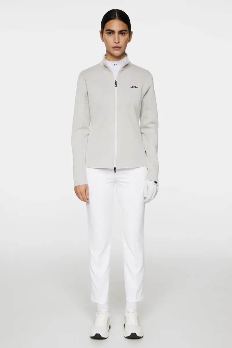J.Lindeberg Bell Tech Knit Zip Sweater* Golf|Knitwear