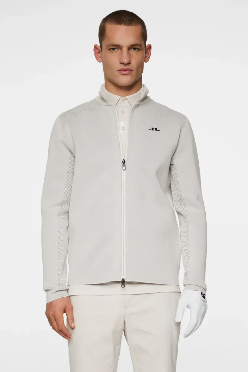 J.Lindeberg Bo Tech Knit Zip Sweater* Golf|Knitwear