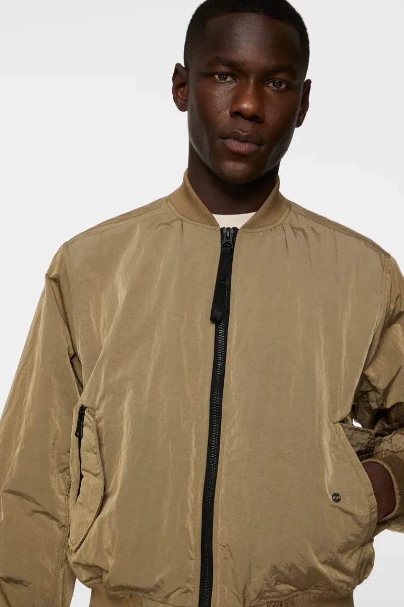 J.Lindeberg Bradfield Crinkle Bomber Jkt* Jackets|Outerwear