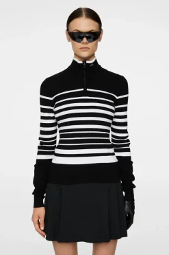 J.Lindeberg Cheryl Knitted Zip Sweater* Golf|Tops