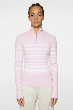 J.Lindeberg Cheryl Knitted Zip Sweater* Golf|Knitwear
