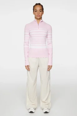 J.Lindeberg Cheryl Knitted Zip Sweater* Golf|Knitwear