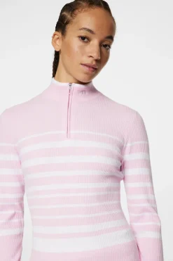 J.Lindeberg Cheryl Knitted Zip Sweater* Golf|Knitwear