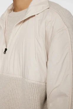 J.Lindeberg Cole Hybrid Knit Quarter Zip* Knitwear|Tops