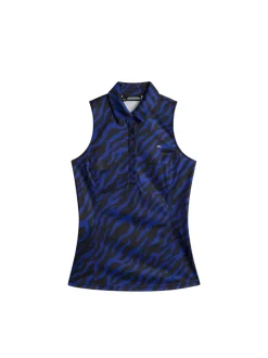 J.Lindeberg Dena Print Sleeveless Top* Golf|Tanks