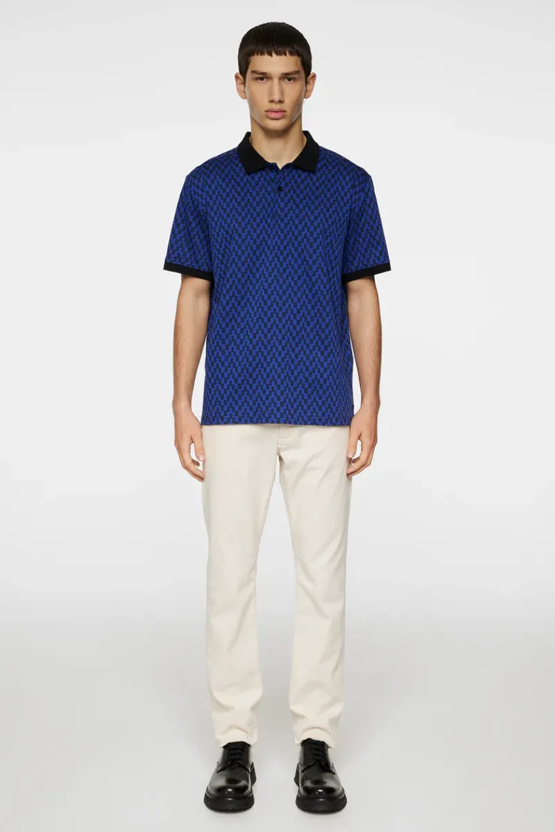J.Lindeberg Devon Jacquard Polo* Polo Shirts|Tops