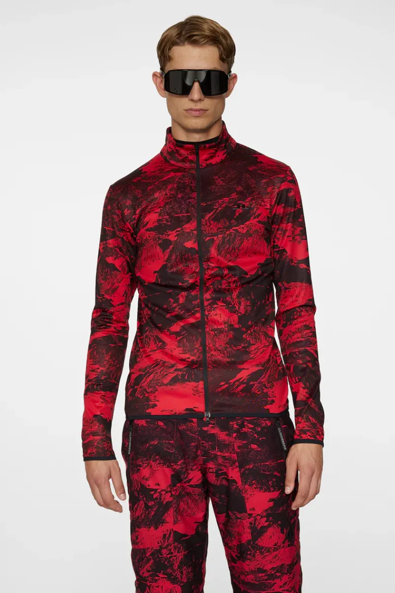 J.Lindeberg Eddie Print Mid Layer* Ski|Basis- & Mellomlag