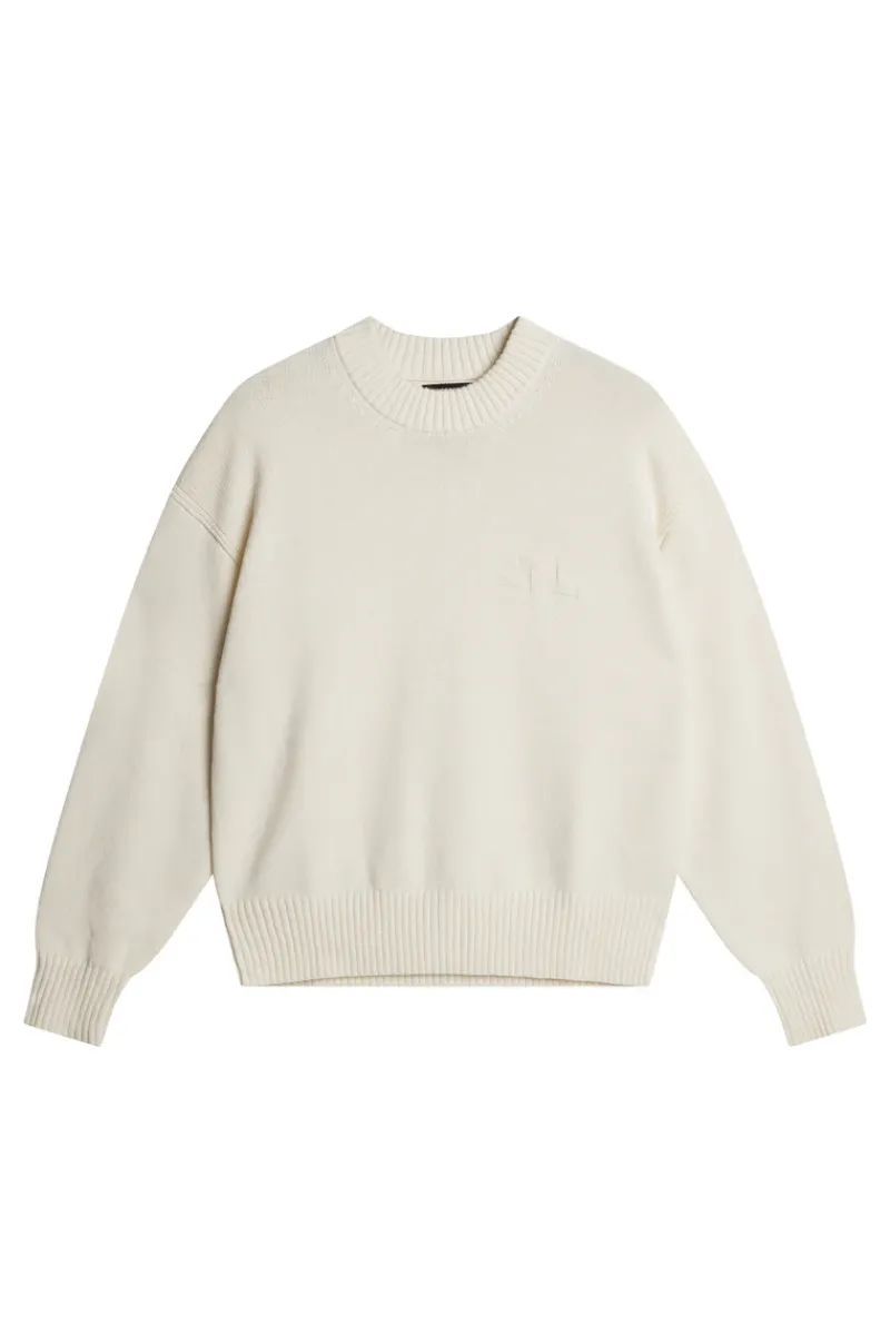 J.Lindeberg Eddy Cotton Wool Crew Neck* Tops|Knitwear