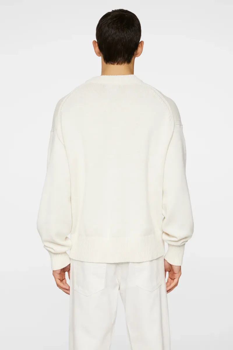 J.Lindeberg Eddy Cotton Wool Crew Neck* Tops|Knitwear