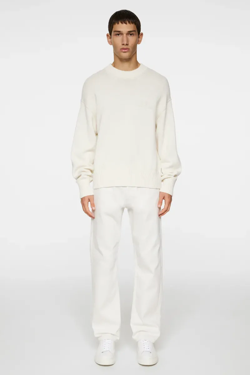 J.Lindeberg Eddy Cotton Wool Crew Neck* Tops|Knitwear
