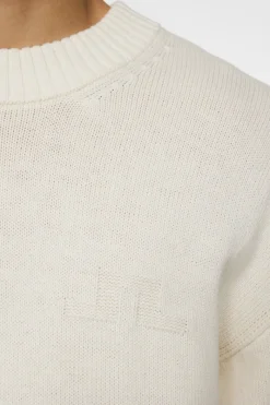 J.Lindeberg Eddy Cotton Wool Crew Neck* Tops|Knitwear