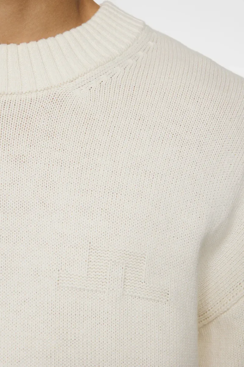 J.Lindeberg Eddy Cotton Wool Crew Neck* Tops|Knitwear