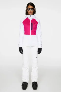 J.Lindeberg Elana Full Zip Hood* Basis- & Mellomlag|Base & Mellomlag