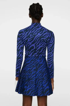 J.Lindeberg Ella Print Compression Top* Golf|Base & Mid Layers