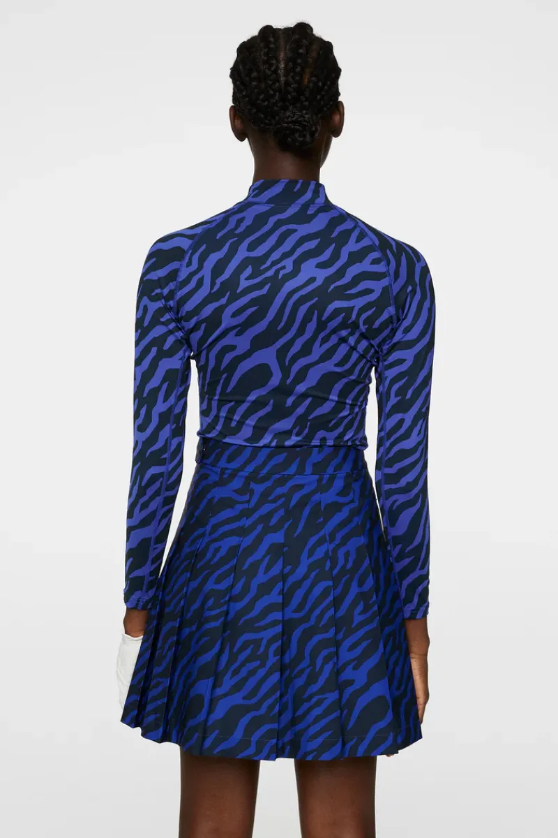 J.Lindeberg Ella Print Compression Top* Golf|Base & Mid Layers